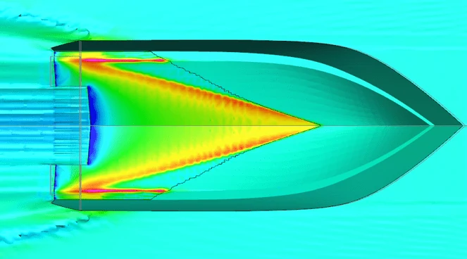 Kit Boat CFD Analysis Aluminium kit boat cfd study